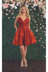 Load image into Gallery viewer, Lace Up Cocktail Dress W/ Pockets - LA1882 - - LA Merchandise