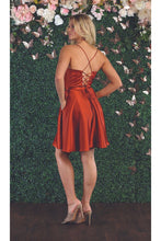 Load image into Gallery viewer, Lace Up Cocktail Dress W/ Pockets - LA1882 - - LA Merchandise