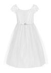 Load image into Gallery viewer, Little Girl Lace &amp; Pearl Dress - LAK621 - - LA Merchandise