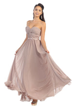Load image into Gallery viewer, LA Merchandise LA1145 Simple Yet Gorgeous Sweetheart Evening Gown - Mocha - LA Merchandise