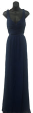 Load image into Gallery viewer, LA Merchandise LA1225 Simple Sleeveless Long Chiffon Bridesmaid Dress - NAVY - LA Merchandise
