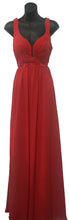 Load image into Gallery viewer, LA Merchandise LA1225 Simple Sleeveless Long Chiffon Bridesmaid Dress - RED - LA Merchandise