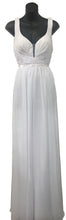 Load image into Gallery viewer, LA Merchandise LA1225 Simple Sleeveless Long Chiffon Bridesmaid Dress - WHITE - LA Merchandise