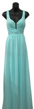 Load image into Gallery viewer, LA Merchandise LA1225 Wholesale Ruched Long Formal Dress - AQUA - LA Merchandise