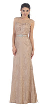 Load image into Gallery viewer, LA Merchandise LA1237 Wholesale Cap Sleeve Mermaid Formal Dress - Mocha 16 - LA Merchandise