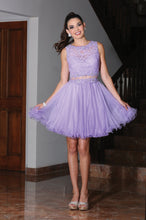 Load image into Gallery viewer, LA Merchandise LA1268 Sleeveless Short Hoco Dress - Lilac - LA Merchandise