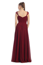 Load image into Gallery viewer, LA Merchandise LA1275B Simple Long Chiffon Wedding Dress - - LA Merchandise