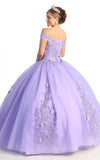 Load image into Gallery viewer, LA Merchandise LA136 Quinceanera Off Shoulder Floral Corset Ball Gown - - LA Merchandise