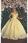 Load image into Gallery viewer, LA Merchandise LA154 Sweetheart Off The Shoulder Quince Ball Gown - YELLOW - La Merchandise