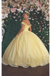 Load image into Gallery viewer, LA Merchandise LA154 Sweetheart Off The Shoulder Quince Ball Gown - - La Merchandise