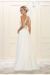 LA Merchandise LA1557 Halter A Line Open Back Wholesale Formal Dress - - Dress LA Merchandise