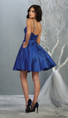 Load image into Gallery viewer, LA Merchandise LA1654 Spaghetti Straps Pockets Simple Hoco Dress - - LA Merchandise