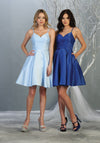 Load image into Gallery viewer, LA Merchandise LA1654 Spaghetti Straps Pockets Simple Hoco Dress - - LA Merchandise