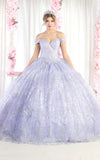 Load image into Gallery viewer, LA Merchandise LA183 Corset Off Shoulder Quinceanera Ball Gown - LILAC - LA Merchandise
