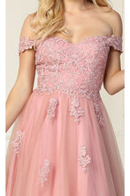 Load image into Gallery viewer, LA Merchandise LA1866 Sweet 16 Off The Shoulder Gown - - LA Merchandise