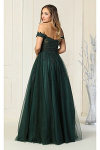 LA Merchandise LA1866 Sweet 16 Off The Shoulder Gown - - LA Merchandise