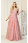 Load image into Gallery viewer, LA Merchandise LA1866 Sweet 16 Off The Shoulder Gown - DUSTY ROSE - LA Merchandise
