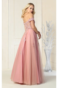 LA Merchandise LA1866 Sweet 16 Off The Shoulder Gown - - LA Merchandise