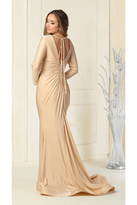LA Merchandise LA1873 Long Sleeve Bodycon Dress - - LA Merchandise