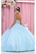 Load image into Gallery viewer, LA Merchandise LA188 Strapless Floral Quinceanera Dress - - Dress LA Merchandise