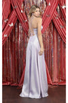 Load image into Gallery viewer, LA Merchandise LA1910 Corset Deep V-Neck Prom Gown - - Dress LA Merchandise