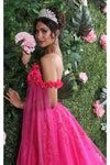Load image into Gallery viewer, LA Merchandise LA191 Cape Sleeves Embroidered Ball Quince Dress - - Dress LA Merchandise