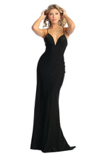Load image into Gallery viewer, Long Spaghetti Strap Dress - LA1925 - Black - LA Merchandise