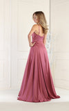 Load image into Gallery viewer, LA Merchandise LA1945 A-Line V-Neck Long Formal Evening Gown - - LA Merchandise