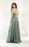 Load image into Gallery viewer, LA Merchandise LA1945 A-Line V-Neck Long Formal Evening Gown - - LA Merchandise