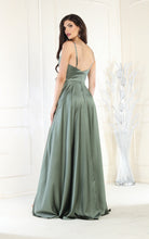 Load image into Gallery viewer, LA Merchandise LA1945 A-Line V-Neck Long Formal Evening Gown - - LA Merchandise
