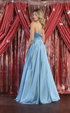 Load image into Gallery viewer, LA Merchandise LA1945 A-Line V-Neck Long Formal Evening Gown - - LA Merchandise
