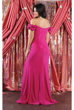 Load image into Gallery viewer, LA Merchandise LA1948 Puffed Sleeve Off Shoulder Bridesmaid Gown - - LA Merchandise