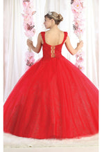 Load image into Gallery viewer, LA Merchandise LA194 Sheer Bodice Corset Quinceanera Dress - - LA Merchandise