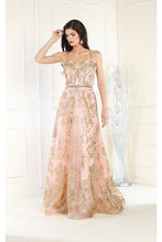 Load image into Gallery viewer, LA Merchandise LA1951 Glitter Sexy Prom Gown - ROSE GOLD - LA Merchandise
