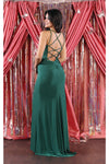 Load image into Gallery viewer, LA Merchandise LA1956 Simple Stretchy Long Strappy V-Neck Prom Gown - - LA Merchandise