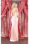 Load image into Gallery viewer, LA Merchandise LA1956 Simple Stretchy Long Strappy V-Neck Prom Gown - - LA Merchandise
