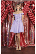 Load image into Gallery viewer, LA Merchandise LA1964 3D Floral Cocktail Dress - LILAC - LA Merchandise