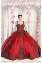 Load image into Gallery viewer, LA Merchandise LA196 Corset Sweet 16 Ball Gown - BURGUNDY - LA Merchandise