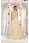 Load image into Gallery viewer, LA Merchandise LA1975 Glitter Corset Bone Formal A-line Gown - - LA Merchandise