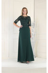 Load image into Gallery viewer, LA Merchandise LA1979 Rhinestones Chiffon Mother Of The Bride Gown - HUNTER GREEN - LA Merchandise