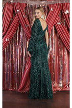 Load image into Gallery viewer, LA Merchandise LA1986 Sheath Sequined Evening Gown - - Dress LA Merchandise