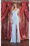 Load image into Gallery viewer, LA Merchandise LA1987 Spaghetti Straps Evening Gown - DUSTY BLUE - Dress LA Merchandise
