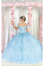 Load image into Gallery viewer, LA Merchandise LA198 Light Up Floral Applique Sweet 16 Ball Gown - - LA Merchandise