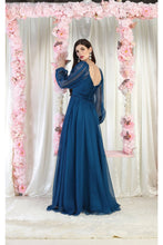 Load image into Gallery viewer, LA Merchandise LA1990 Long Sleeve Formal Evening Gown - - LA Merchandise