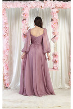 Load image into Gallery viewer, LA Merchandise LA1990 Long Sleeve Formal Evening Gown - - LA Merchandise