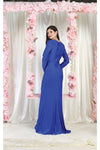 Load image into Gallery viewer, LA Merchandise LA1993 Long Sleeve Stretchy Jersey Dress - - LA Merchandise