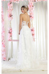 Load image into Gallery viewer, LA Merchandise LA1996B Embroidered Sleeveless Bridal Gown - - LA Merchandise