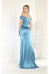 Load image into Gallery viewer, LA Merchandise LA1997 V-neck Bridesmaids Long Dress - - Dress LA Merchandise