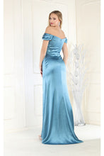 Load image into Gallery viewer, LA Merchandise LA1997 V-neck Bridesmaids Long Dress - - Dress LA Merchandise