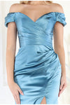 Load image into Gallery viewer, LA Merchandise LA1997 V-neck Bridesmaids Long Dress - - Dress LA Merchandise